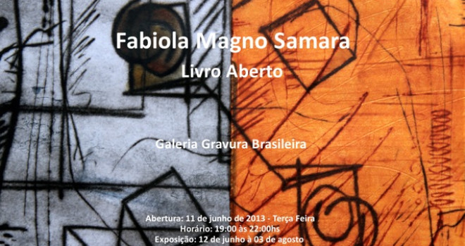 EXPOSIÇÕES DE FABÍOLA M. SAMARA E FLORIAN FOERSTER