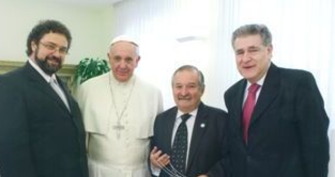 PAPA ALMOÇA COM LIDERANÇAS JUDAICAS DA ARGENTINA PAPA ALMOÇA COM LIDERANÇAS JUDAICAS DA ARGENTINA
