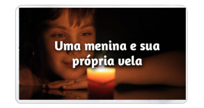 UMA MENINA E SUA PRÓPRIA VELA UMA MENINA E SUA PRÓPRIA VELA