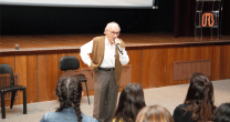NO COLÉGIO RIO BRANCO, PALESTRA DO ÚNICO SOBREVIVENTE BRASILEIRO DO HOLOCAUSTO NO COLÉGIO RIO BRANCO, PALESTRA DO ÚNICO SOBREVIVENTE BRASILEIRO DO HOLOCAUSTO