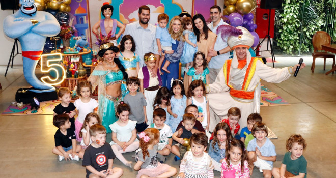 Os cinco anos de Betina Cohen e Luca Carolla Os cinco anos de Betina Cohen e Luca Carolla