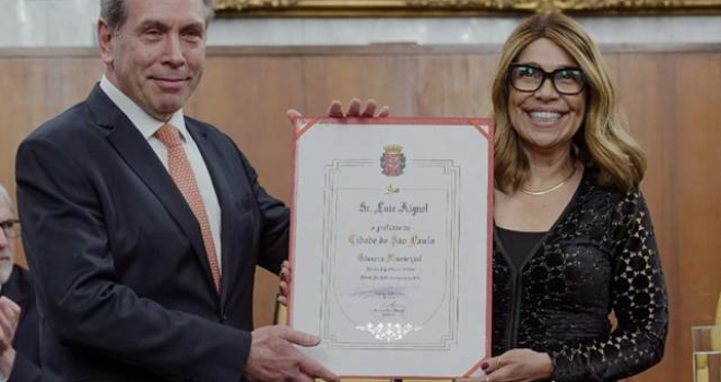 Luiz Kignel  é homenageado na Câmara Municipal de SP com a Medalha Anchieta Luiz Kignel  é homenageado na Câmara Municipal de SP com a Medalha Anchieta