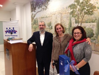 1 Rabino Gourarie, Clarice S. Jozsef e Flora Sheila Grinspan