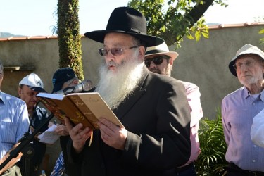 Rabino Shie Pasternak recitando Salmos